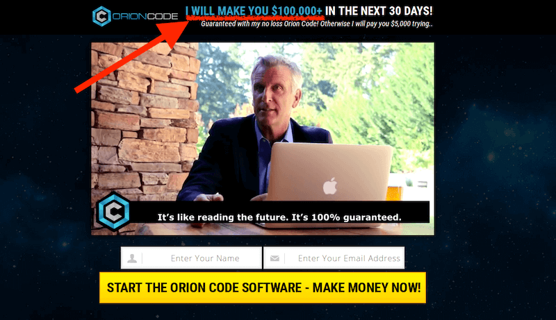 OrionCode binary options scam shut down