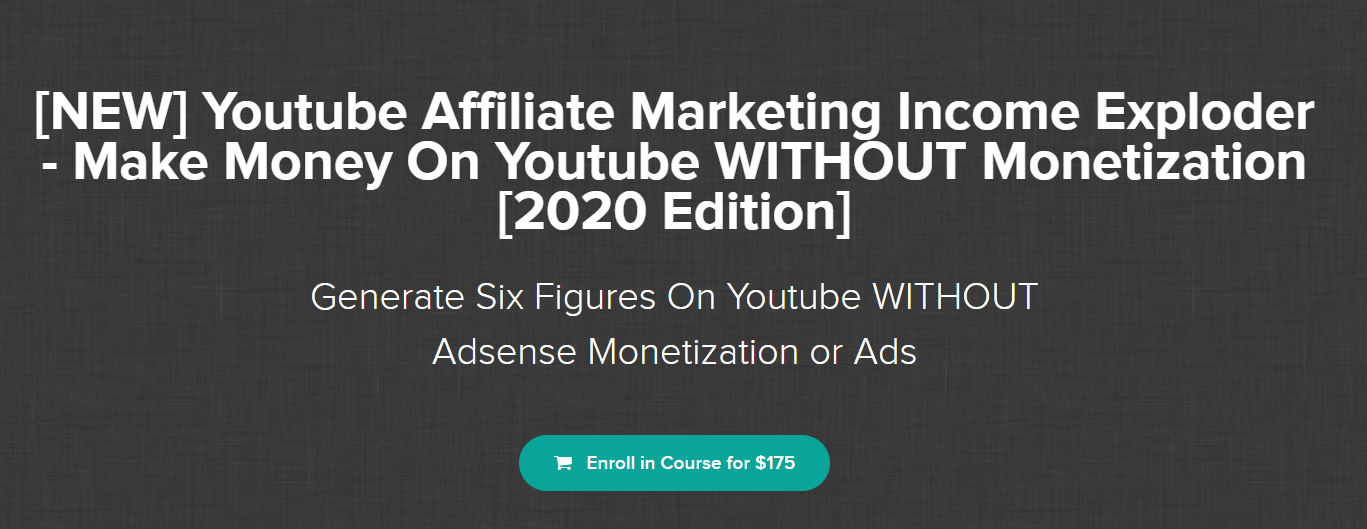 Youtube Affiliate Marketing Income Exploder 