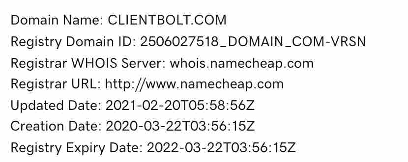 Is lucas lee tyson legit clientbolt domain details