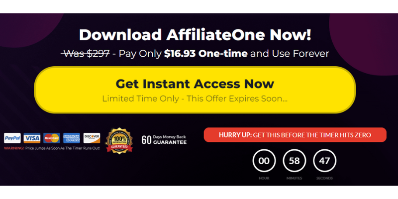 is affiliate one a scam cost